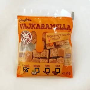vajkaramella házilag készítve