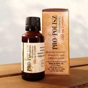 A propolisz hatása C-vitaminnal erősítve