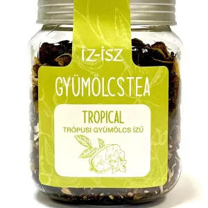 Gyümölcstea trópusi gyümölcs ízű hibiszkusszal